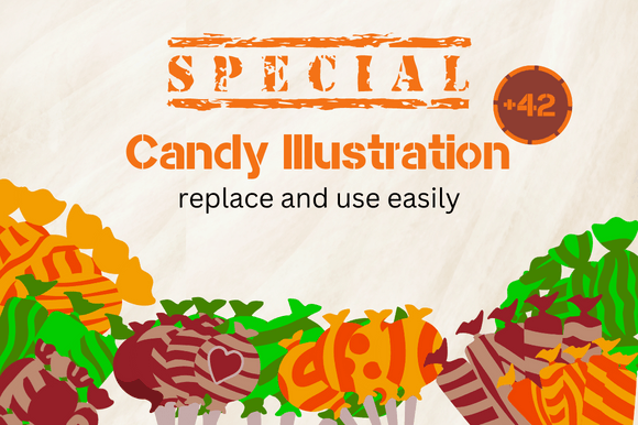 A Candy Cane Vector for Editorial Graphics and Illustrations