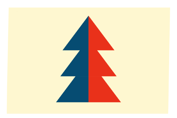 A Classic Christmas Trees Set for Branding and Packaging Graphics