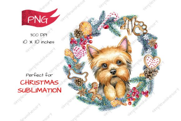 A Designer's Practical Review of the Christmas Dog, Cute Yorkshire Puppy Embroidery Design