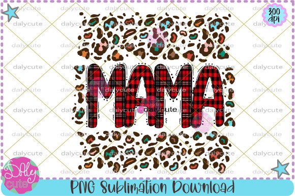 A Festive Design Asset: Mama Christmas Leopard Graphics
