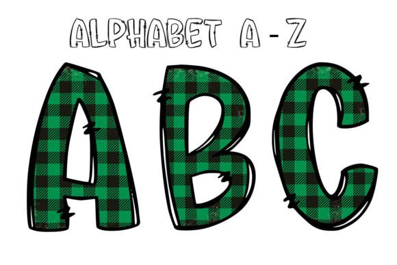 A Festive, Hand-Drawn Alphabet for Crafting & Graphics