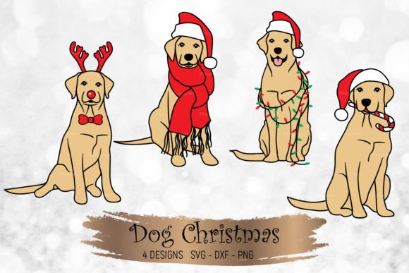 A Festive Labrador Design for Real-World Projects