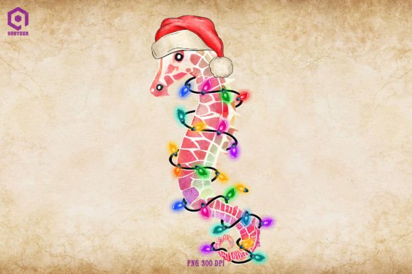 A Seahorse's Glow: Graphics & Illustrations for Holiday Branding