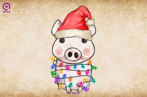 An Experienced Designer Reviews Pig Christmas Tree Lights Graphics