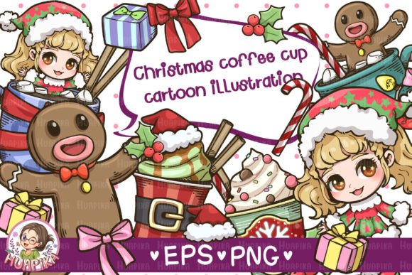 Christmas Coffee Cup Cartoon: A Designer’s Embroidery Review