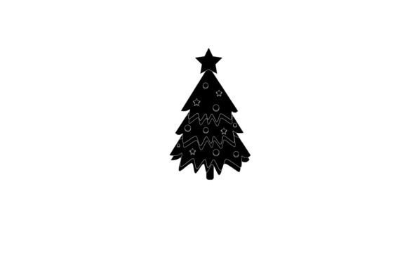 Christmas Silhouette Graphics for Brand Illustrations