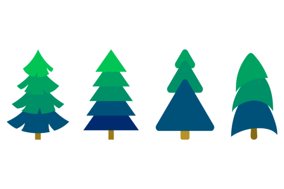 Christmas Tree Vector Graphics for Editorial Elegance