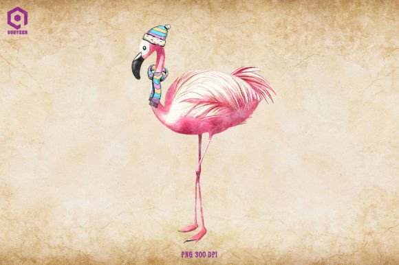 Flamingo Cozy Christmas: A Graphic Gem for Crafters