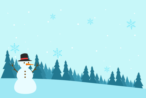 Merry Christmas Snow and Tree Background: A Graphics Designer's Assessment