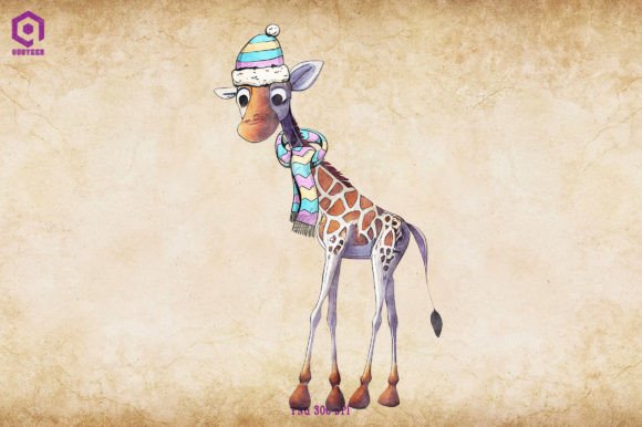 Reviewing Giraffe Cozy Christmas Graphics & Illustrations