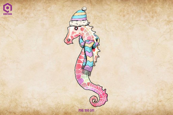 Seahorses Cozy Christmas: A Graphic Designer's Review for Seasonal Branding